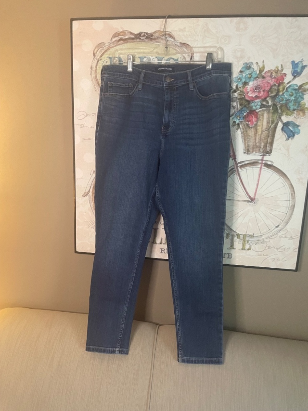 Calvin Klein Jeans Ladies' High Rise skinny jeans SZ 16 - Picture 4 of 8